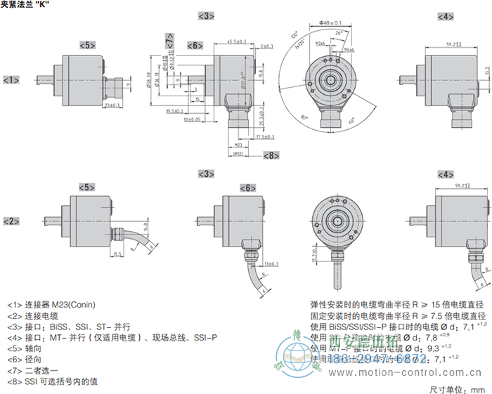 AC58-CANlayer2光电绝对值通用编码器外形及安装尺寸(夹紧法兰K) - 在线免费福利,--精品一区二区,精品------人人,国产亚洲精品麻豆一二三区,亚洲高清视频一区,亚洲综合另类第一页,清纯小仙女jk白丝----,狠狠--激情-