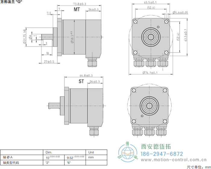 AC58-CC-Link光电绝对值通用编码器外形及安装尺寸(方形法兰Q) - 在线免费福利,--精品一区二区,精品------人人,国产亚洲精品麻豆一二三区,亚洲高清视频一区,亚洲综合另类第一页,清纯小仙女jk白丝----,狠狠--激情-
