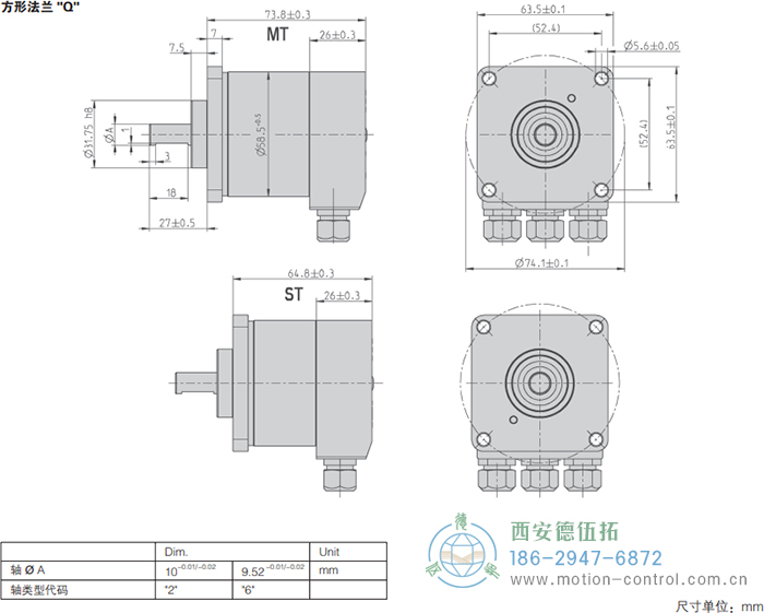 AC58-DeviceNet光电绝对值通用编码器外形及安装尺寸(方形法兰Q) - 在线免费福利,--精品一区二区,精品------人人,国产亚洲精品麻豆一二三区,亚洲高清视频一区,亚洲综合另类第一页,清纯小仙女jk白丝----,狠狠--激情-