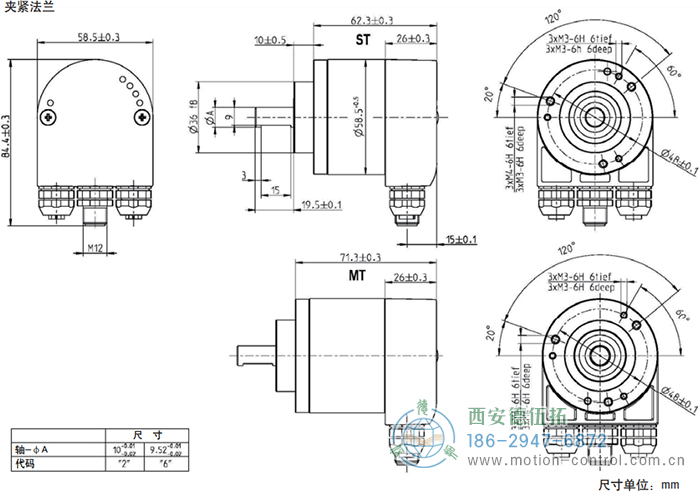 AC58-EtherCAT光电绝对值通用编码器外形及安装尺寸(夹紧法兰) - 在线免费福利,--精品一区二区,精品------人人,国产亚洲精品麻豆一二三区,亚洲高清视频一区,亚洲综合另类第一页,清纯小仙女jk白丝----,狠狠--激情-