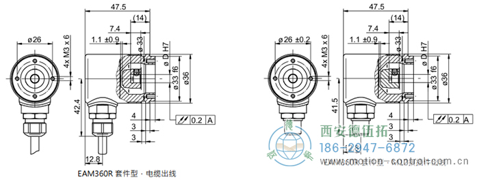 EAM360-K - CANopen&reg;磁式绝对值重载编码器外形及安装尺寸(编码器套件) - 在线免费福利,--精品一区二区,精品------人人,国产亚洲精品麻豆一二三区,亚洲高清视频一区,亚洲综合另类第一页,清纯小仙女jk白丝----,狠狠--激情-