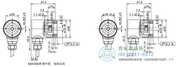 EAM360R-K - CANopen&reg;/SAE J1939磁式绝对值重载编码器外形及安装尺寸(编码器套件) - 在线免费福利,--精品一区二区,精品------人人,国产亚洲精品麻豆一二三区,亚洲高清视频一区,亚洲综合另类第一页,清纯小仙女jk白丝----,狠狠--激情-