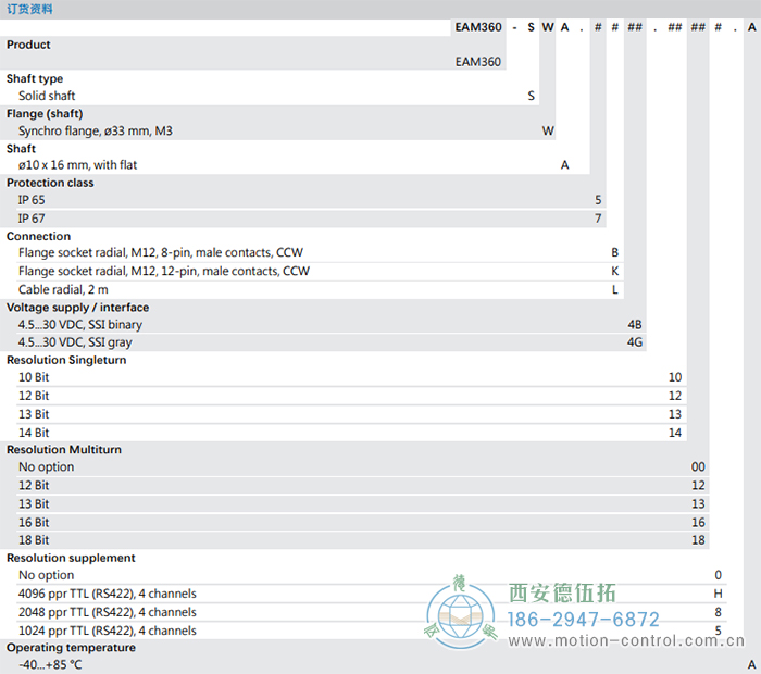 EAM360-S - SSI磁式绝对值重载编码器订货选型参考 - 在线免费福利,--精品一区二区,精品------人人,国产亚洲精品麻豆一二三区,亚洲高清视频一区,亚洲综合另类第一页,清纯小仙女jk白丝----,狠狠--激情-
