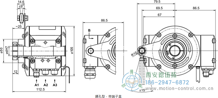 HMG10P-T - EtherNet/IP绝对值重载编码器外形及安装尺寸(通孔型) - 在线免费福利,--精品一区二区,精品------人人,国产亚洲精品麻豆一二三区,亚洲高清视频一区,亚洲综合另类第一页,清纯小仙女jk白丝----,狠狠--激情-