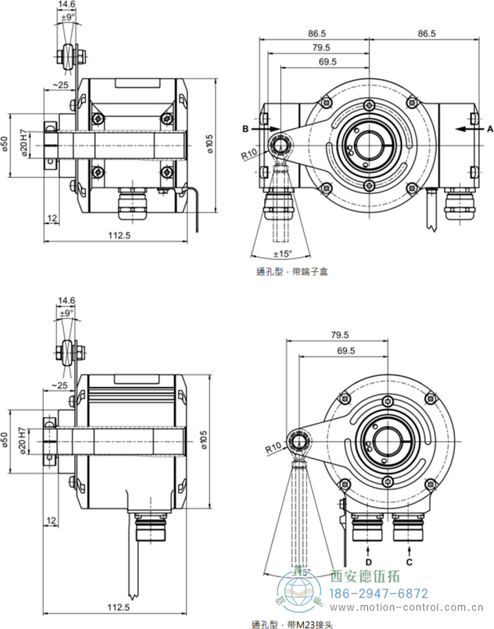 HMG10-T - SSI绝对值重载编码器外形及安装尺寸(通孔型) - 在线免费福利,--精品一区二区,精品------人人,国产亚洲精品麻豆一二三区,亚洲高清视频一区,亚洲综合另类第一页,清纯小仙女jk白丝----,狠狠--激情-