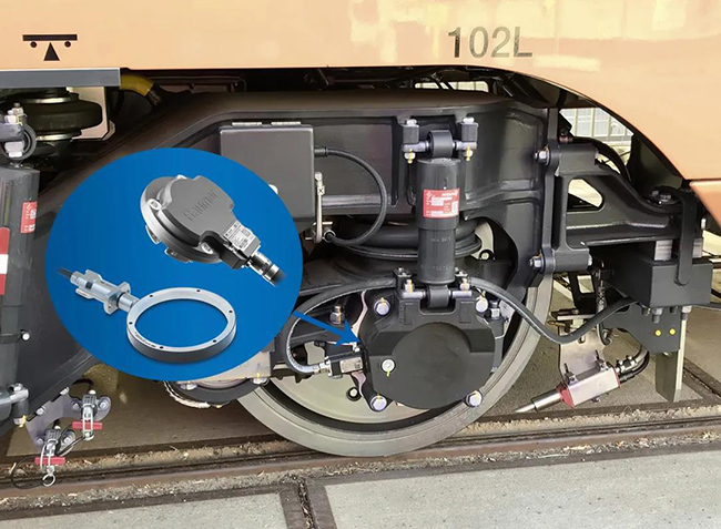 图3：堡盟多通道轮轴编码器大大减少布线工作量。只需一根电缆，便可为多达4个子系统传输测量数据。