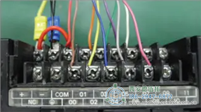 旋转编码器连接接线盒时的注意事项。