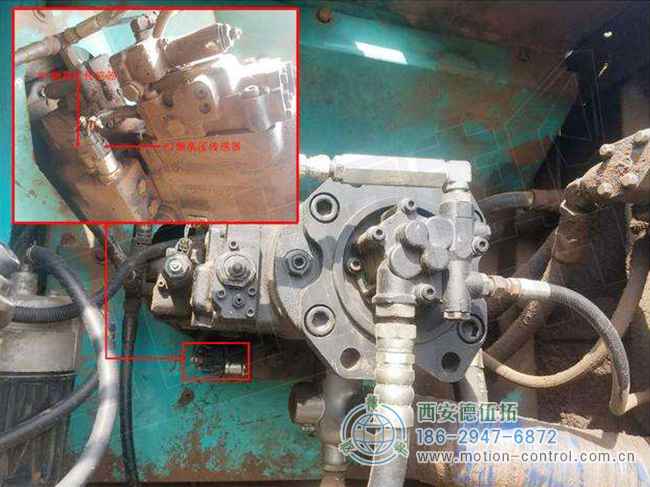 重载编码器的应用使挖掘机在挖掘深度和底盘调平更加简单。