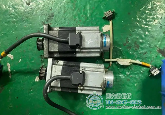 图为电机与编码器配合使用的照片