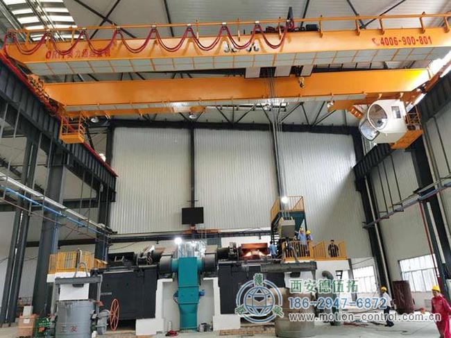 图为重载编码器在冶金吊车行业的应用照片