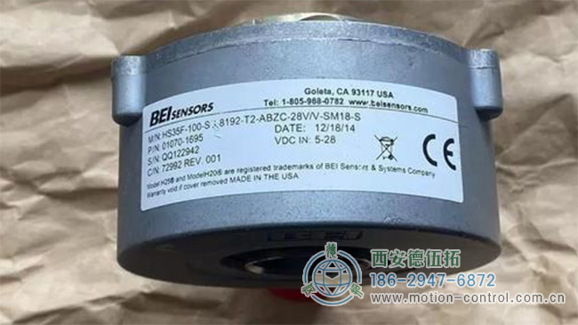 图为石油钻井行业常用的BEI防爆重载编码器