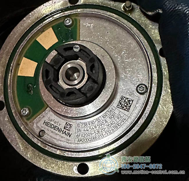 图为一款海德汉编码器在机床上的应用照片